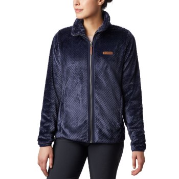 Columbia Ženske Jakne - Fire Side II Sherpa Full Zip Fleece Tamnoplave | MORZ-02684